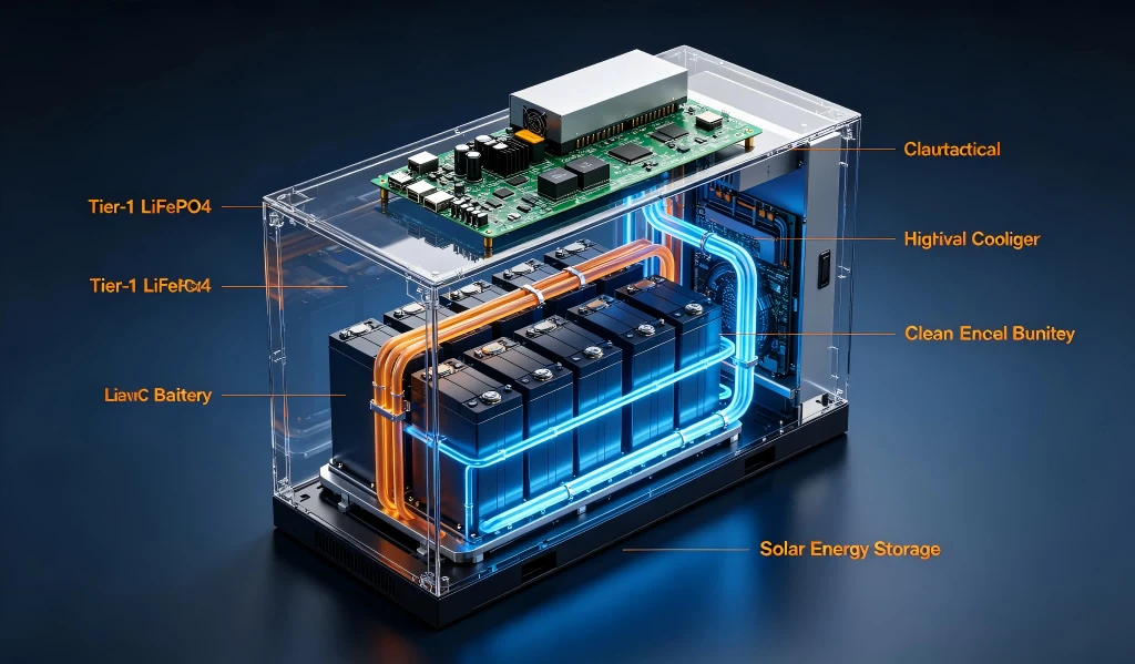 Commercial all-in-one solar storage system cabinet with compact layout Commercial all-in-one solar storage system cabinet with compact layout